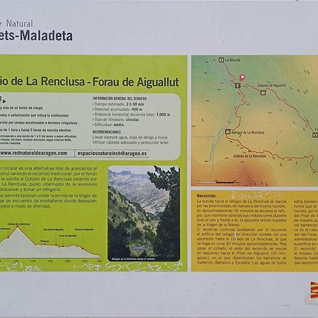Apartamento El Refugio De Sara Benasque Kültér fotó